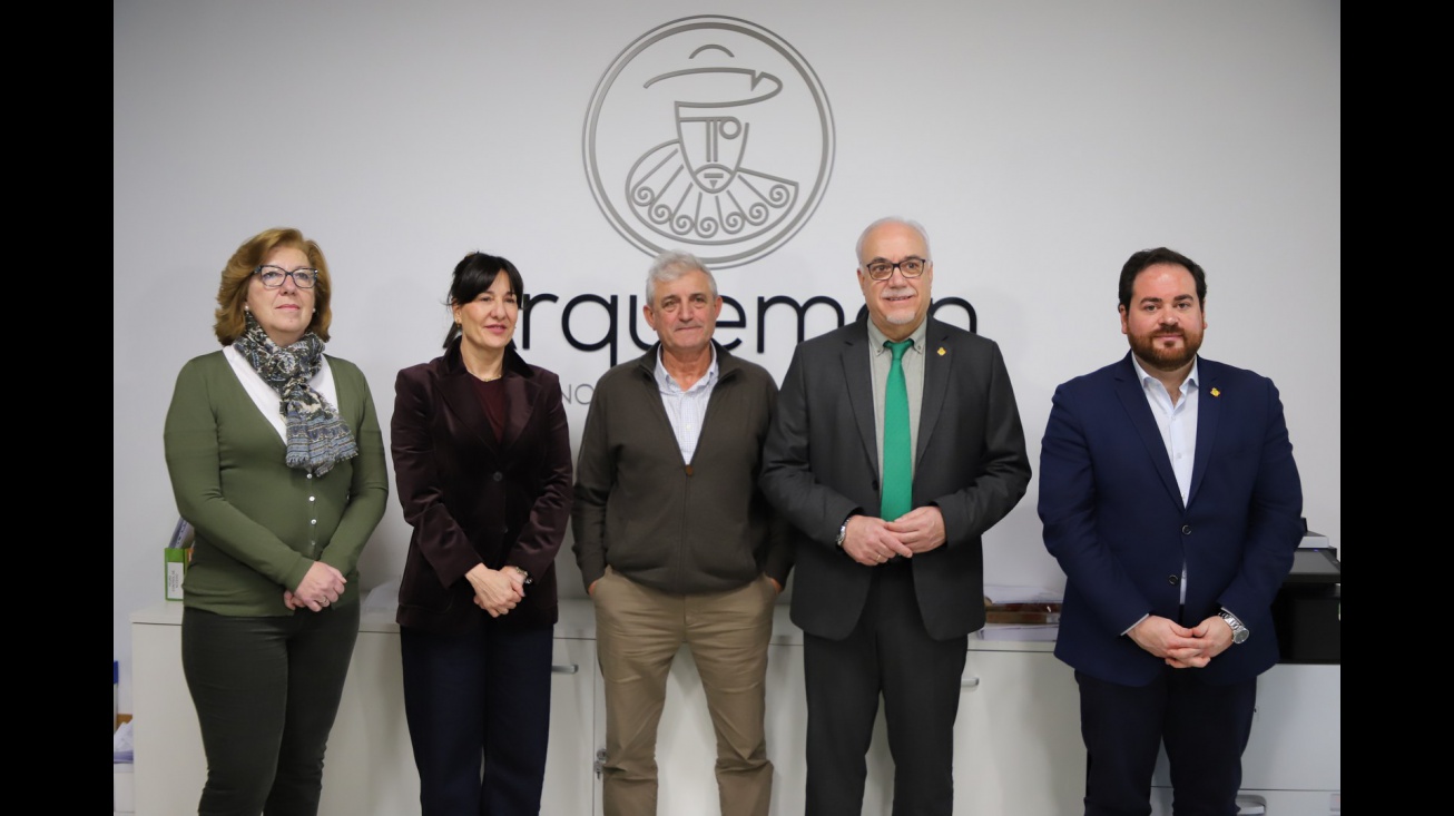 Visita Julián Nieva y Blanca Fernández a Artesanos Queseros Manchegos