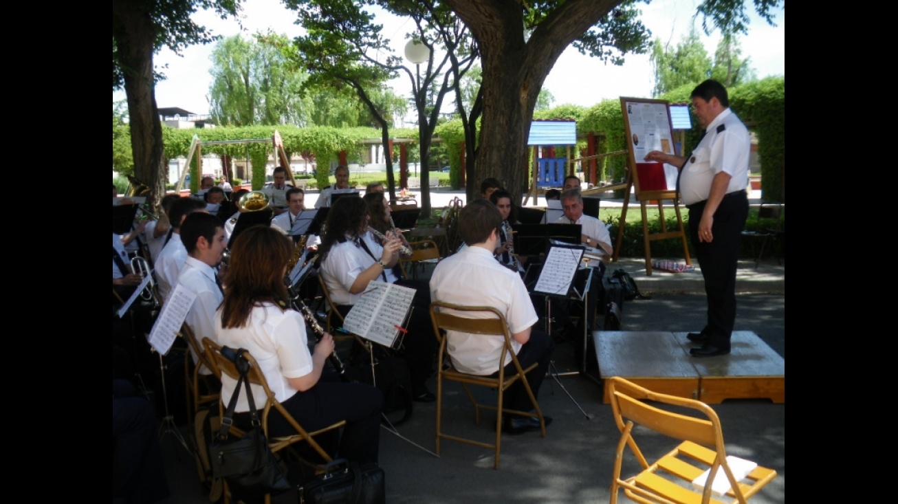 La Banda de Música en la Plaza Divina Pastora