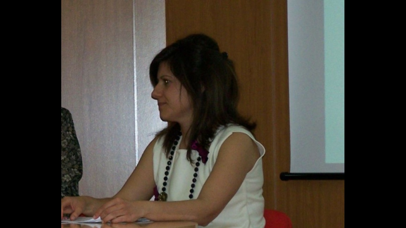 Marta Muñoz, en la presentación del libro