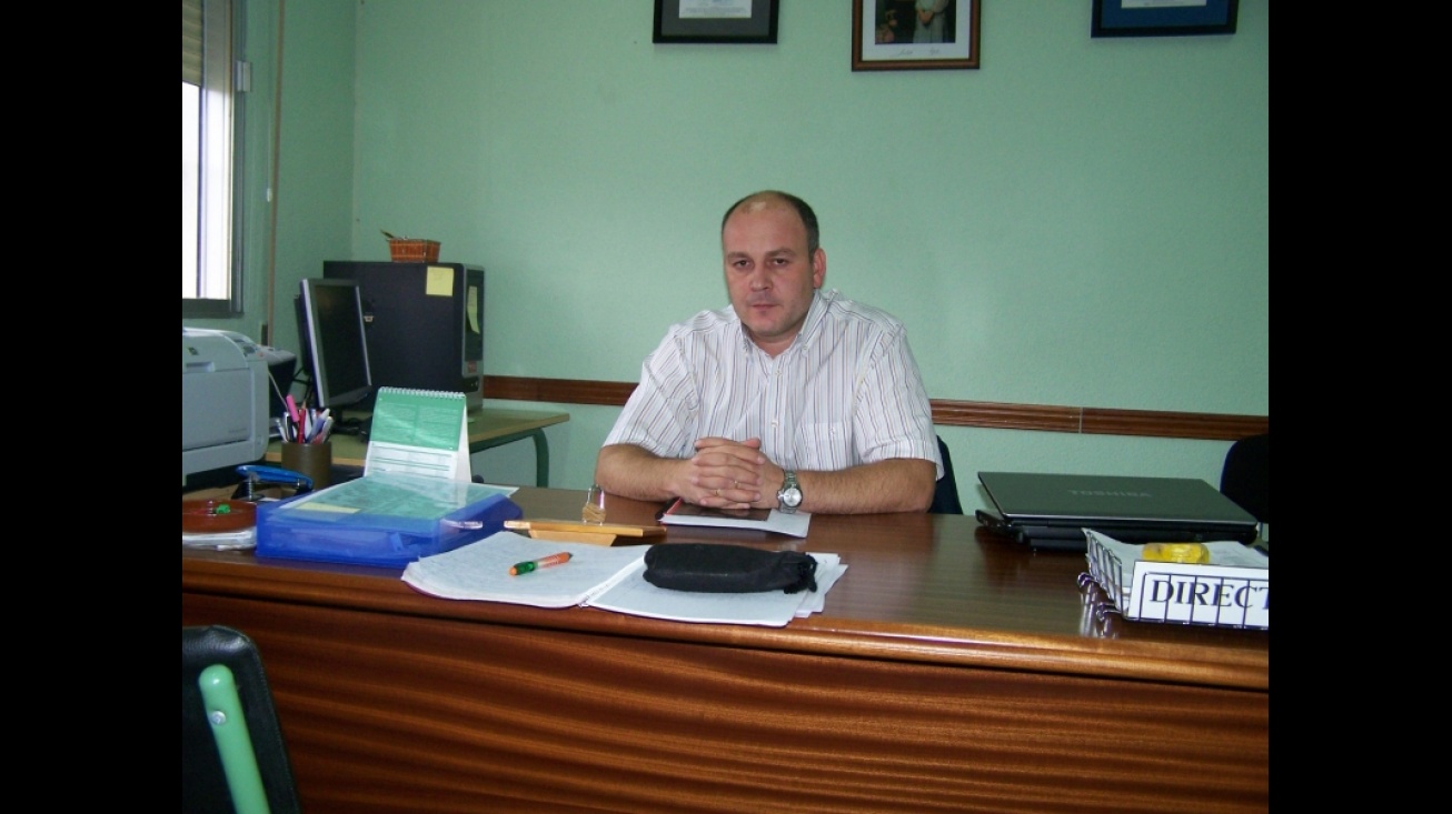 Mariano Rodríguez Fuentes, director del IES Azuer