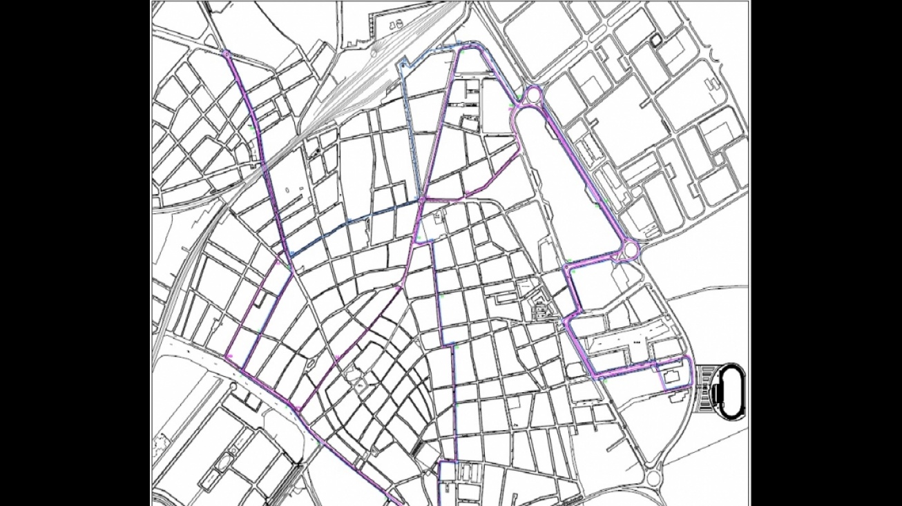 Plano recorrido Autobús