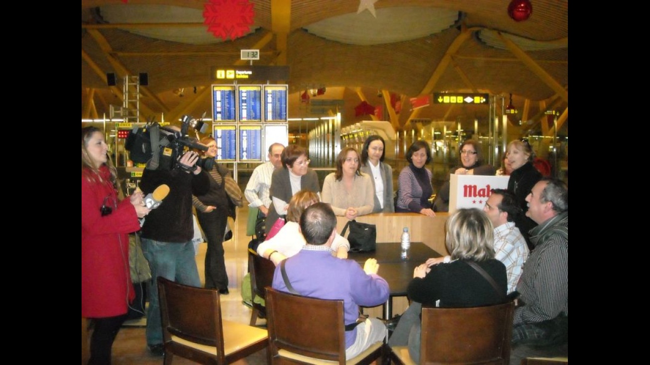 Coro en Barajas