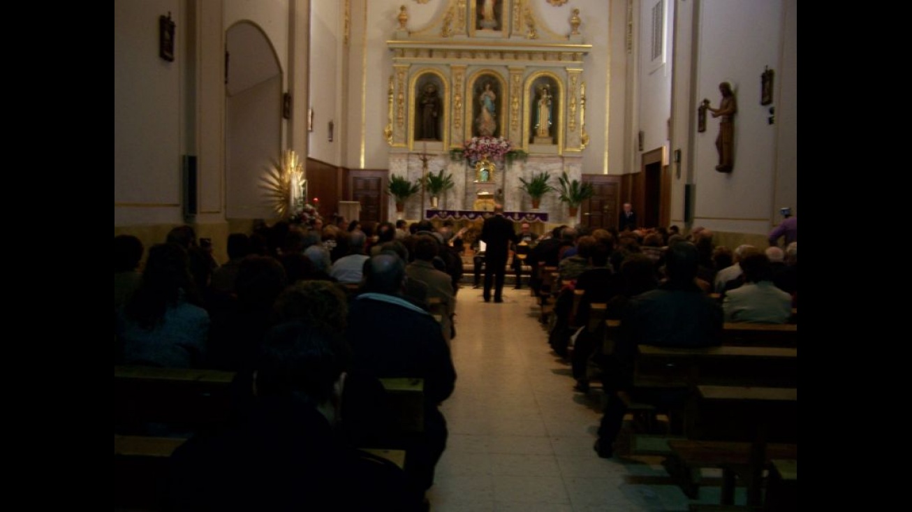 Sotomayor en la Iglesia de las Monjas de Clausura