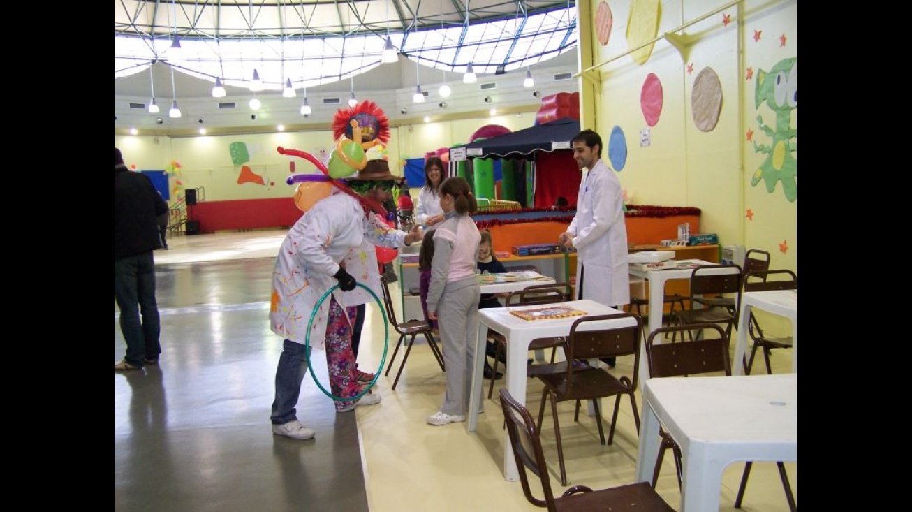 Actividad de animación en Diverinfancia 2010