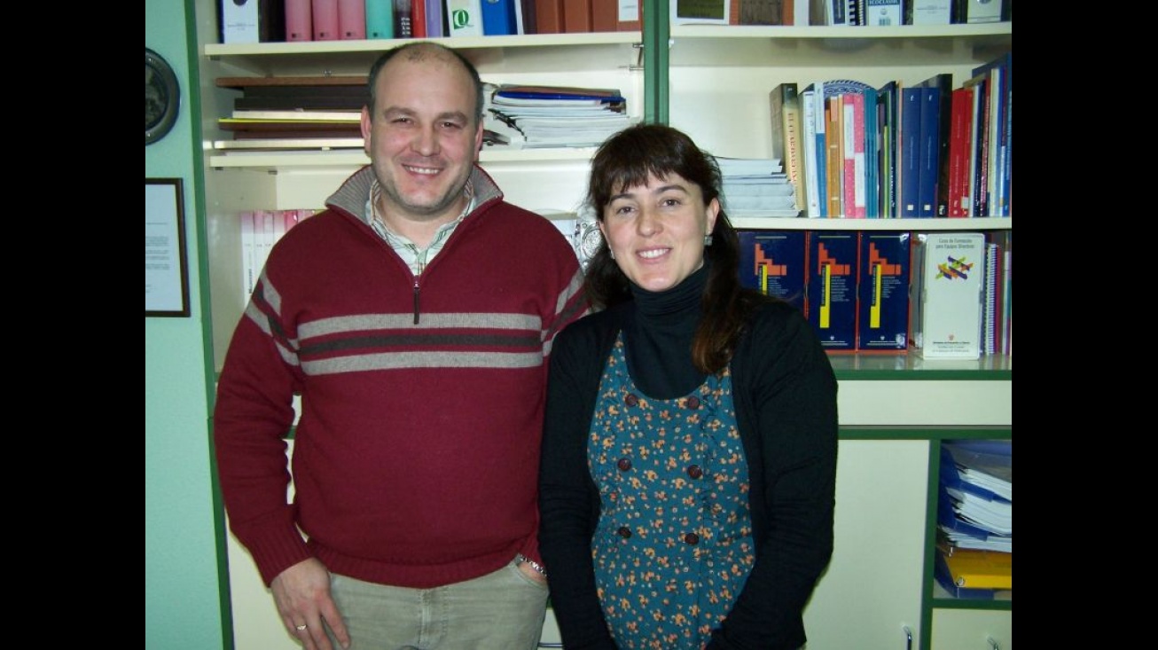 Mariano Romero y Clara Serrano