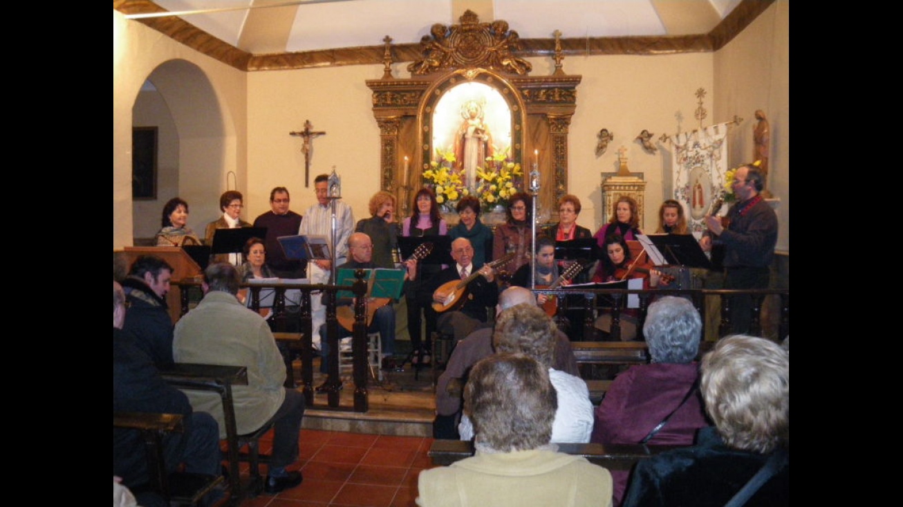 Momento del Concierto de Airén en la Ermita de San Blas