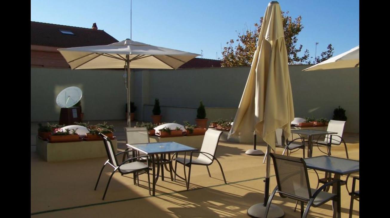 Terraza de la Biblioteca Municipal "Lope de Vega"