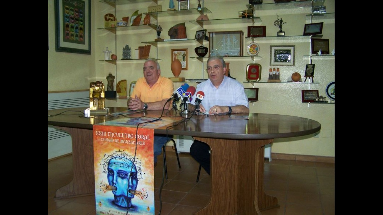 Navas y Nieto-Márquez en la presentación del Encuentro 2011