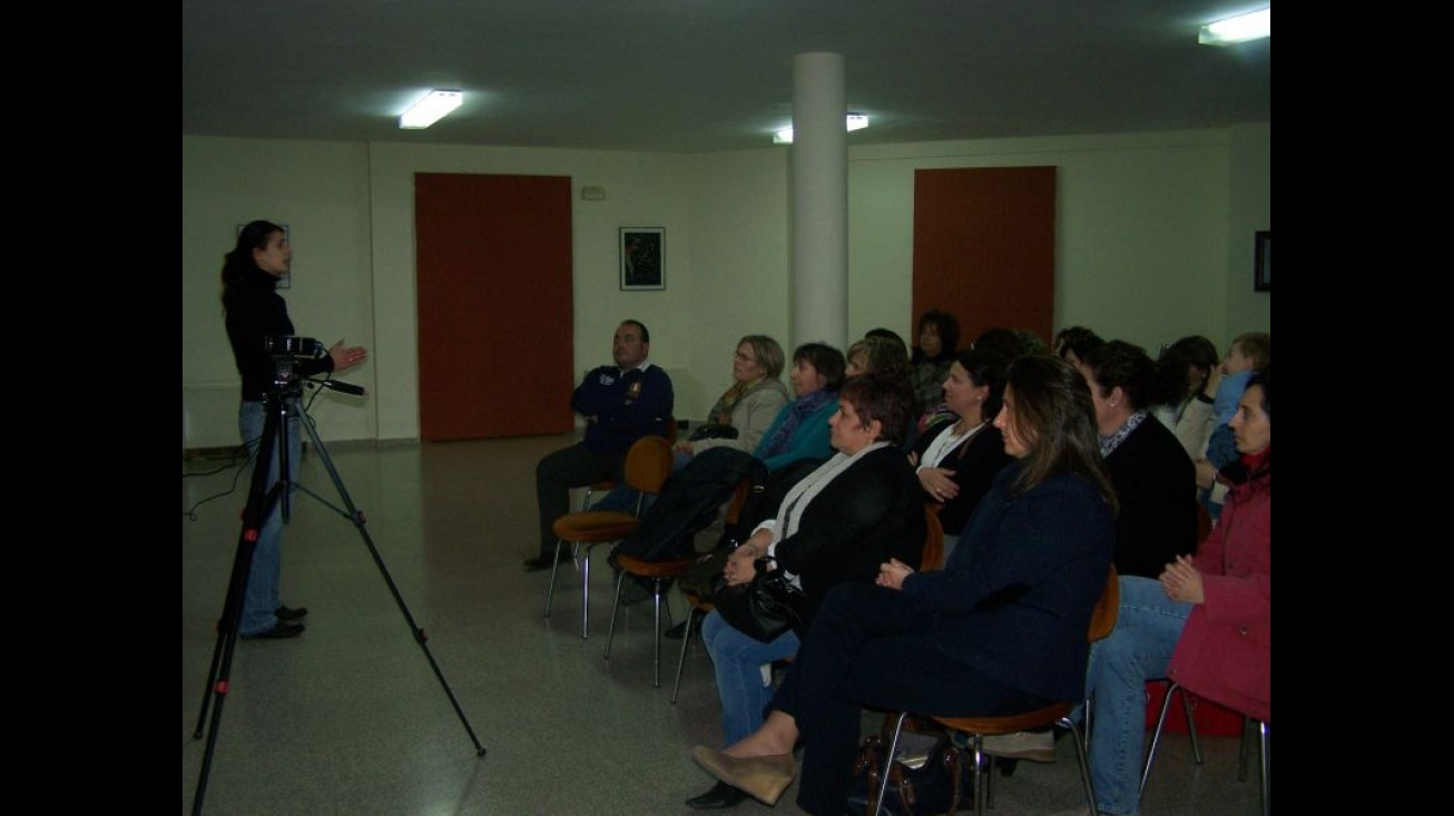 Un momento de la charla