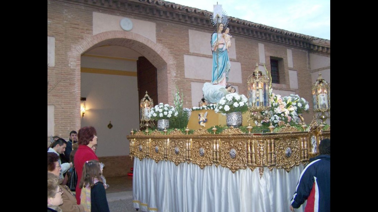 Imagen de archivo de la procesión de la Virgen de la Paz