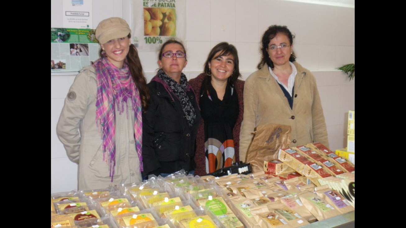 Puesto de "A tu salud" en el Mercado