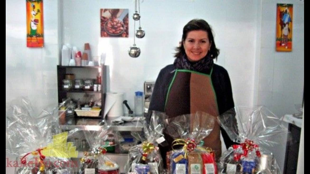 Irene Montoya en su tienda