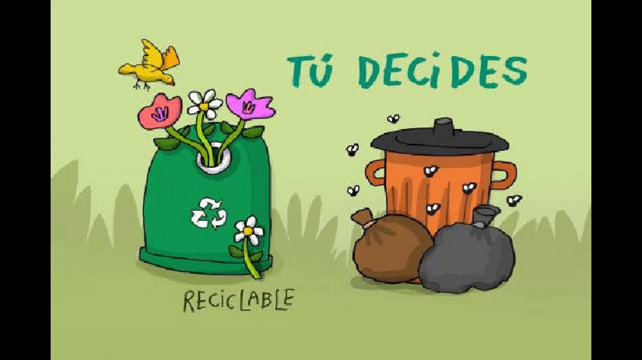 Cartel reciclaje