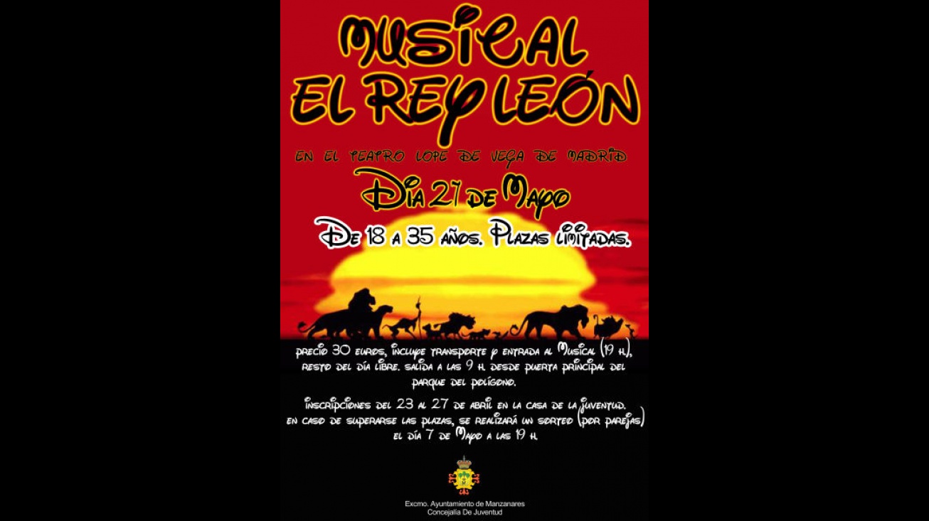 Cartel del musical