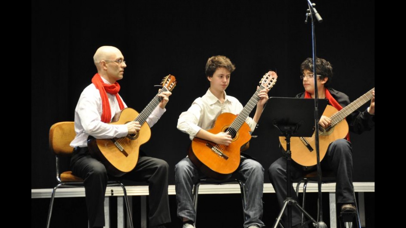 Alumnos de la escuela de música