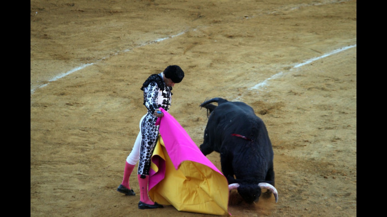 El Cid durante la faena