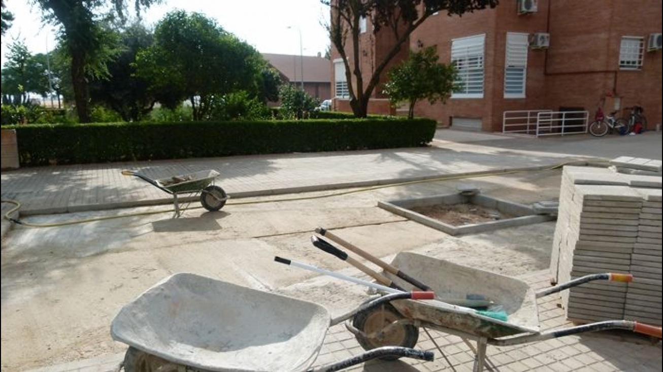 Obras en El Nuevo Manzanares