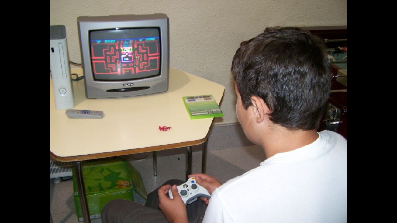 Niño jugando en Manzaparty