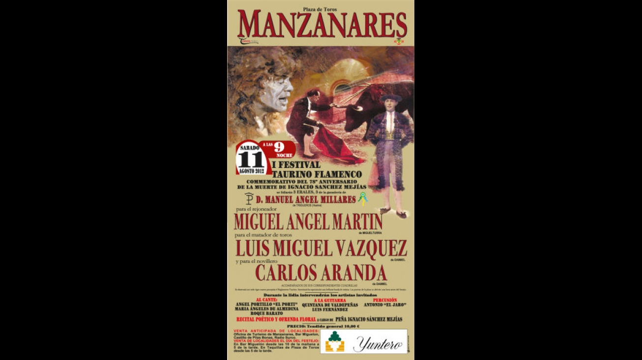 Cartel IFestival Taurino de Flamenco