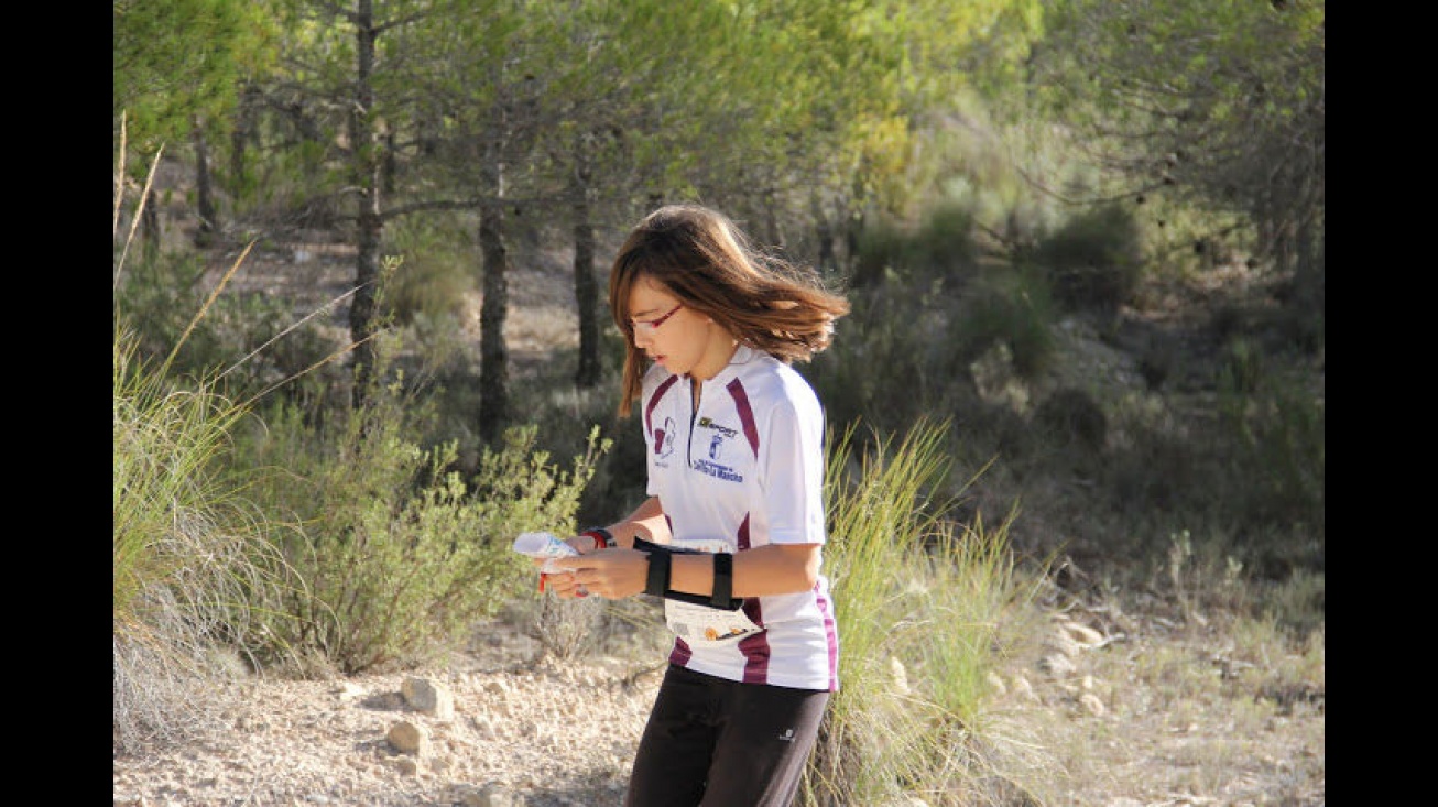 Marta Molina durante la prueba