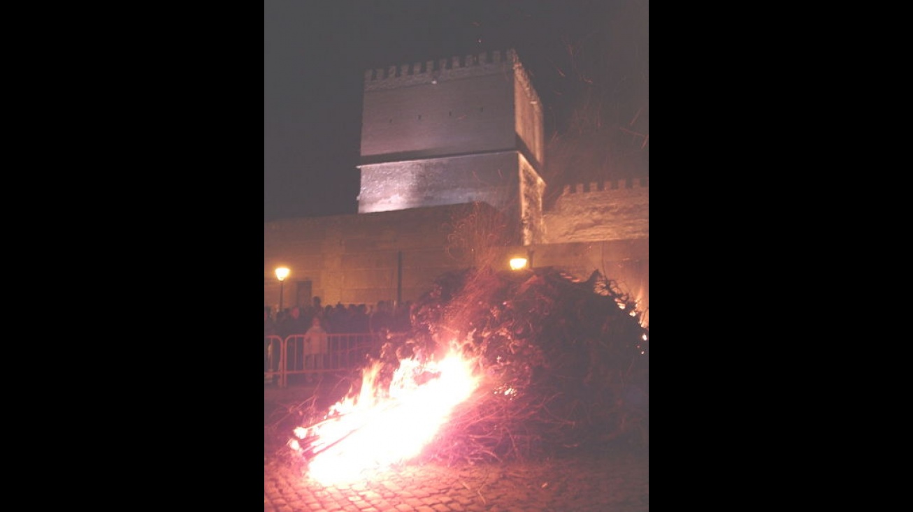 Imagen de archivo de la hoguera de San Blas