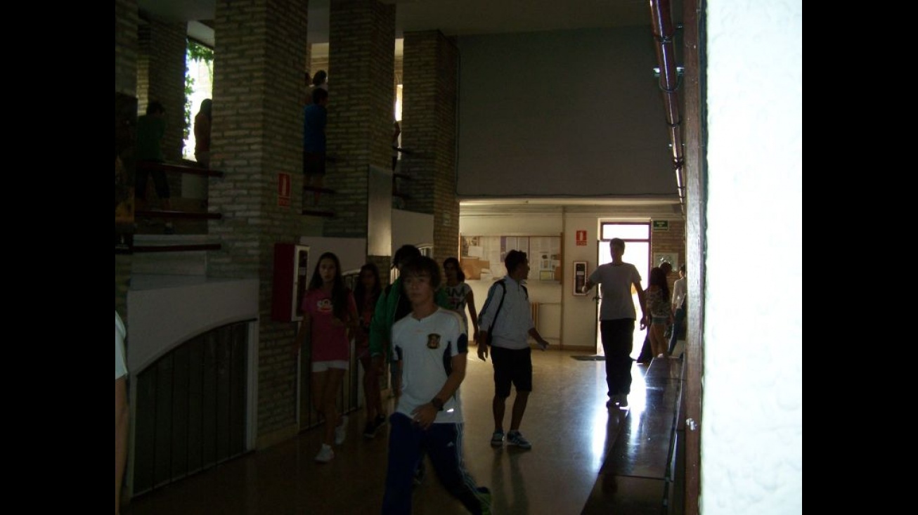 Interior del IES Sotomayor