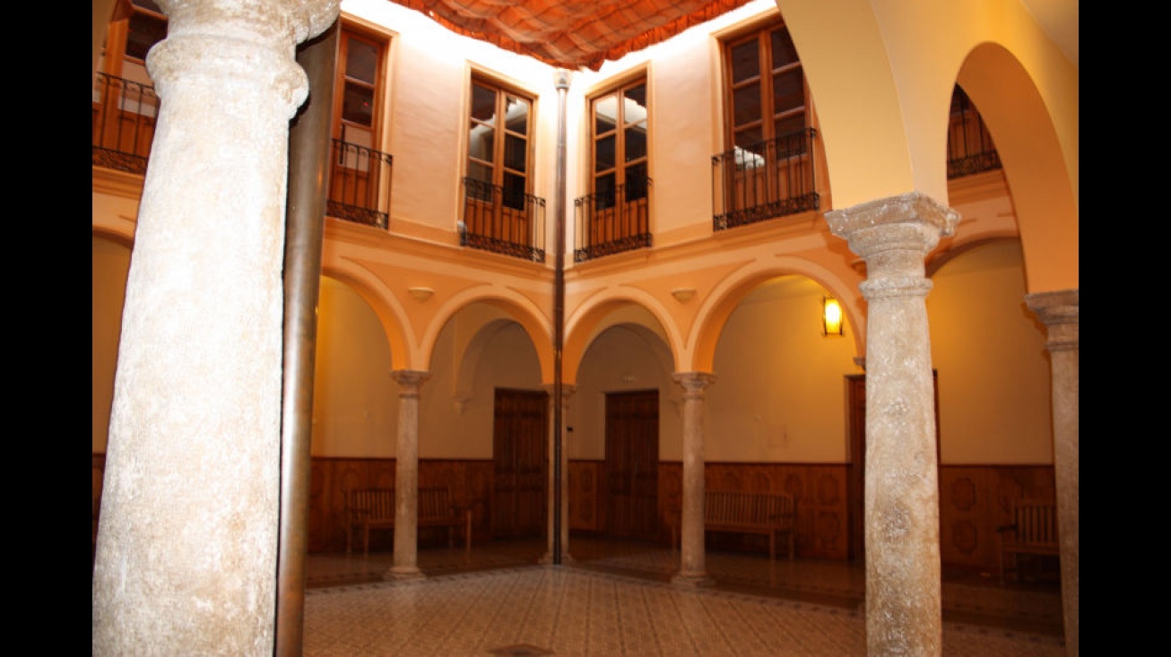 Patio del Centro Ciega de Manzanares