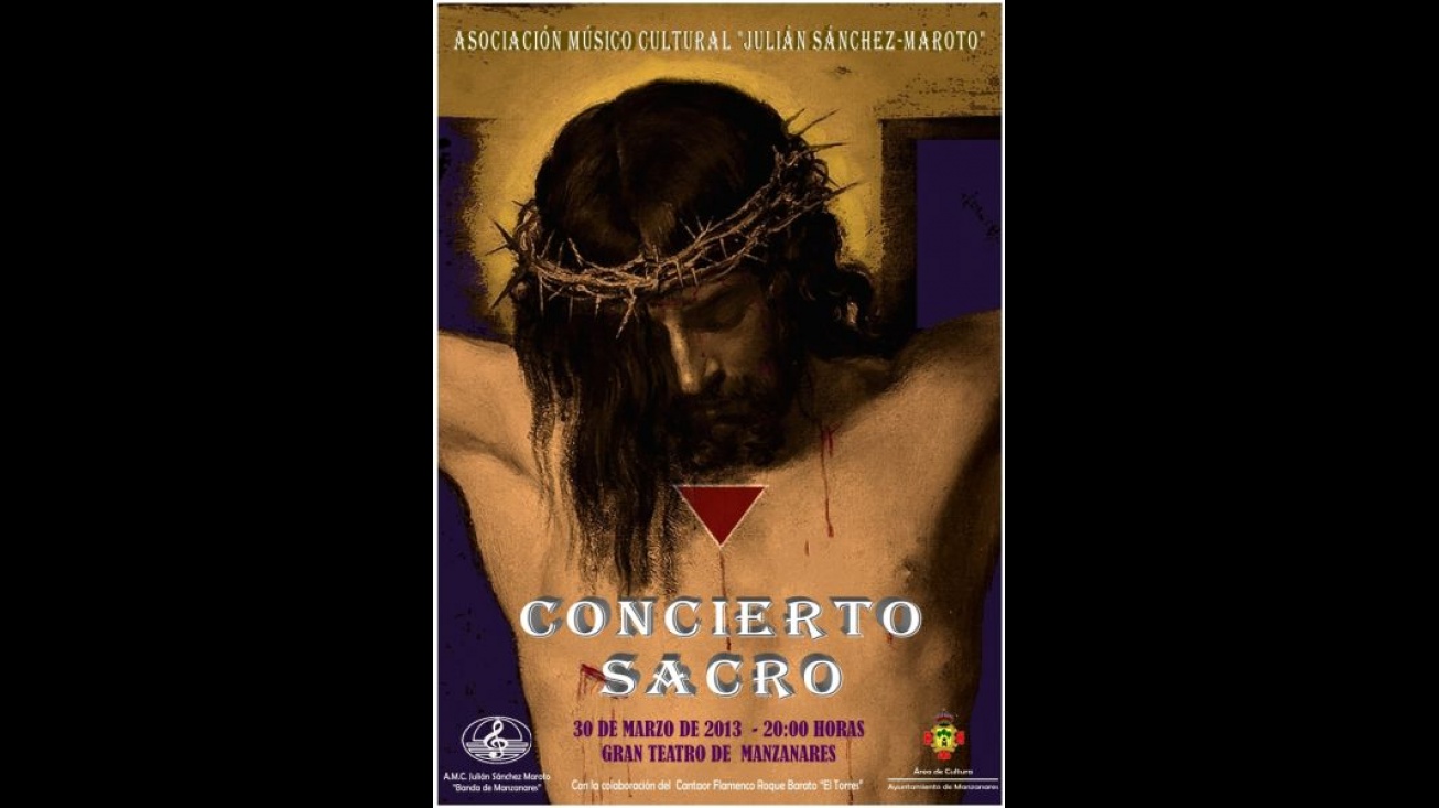 Cartel de Concierto Sacro 2013