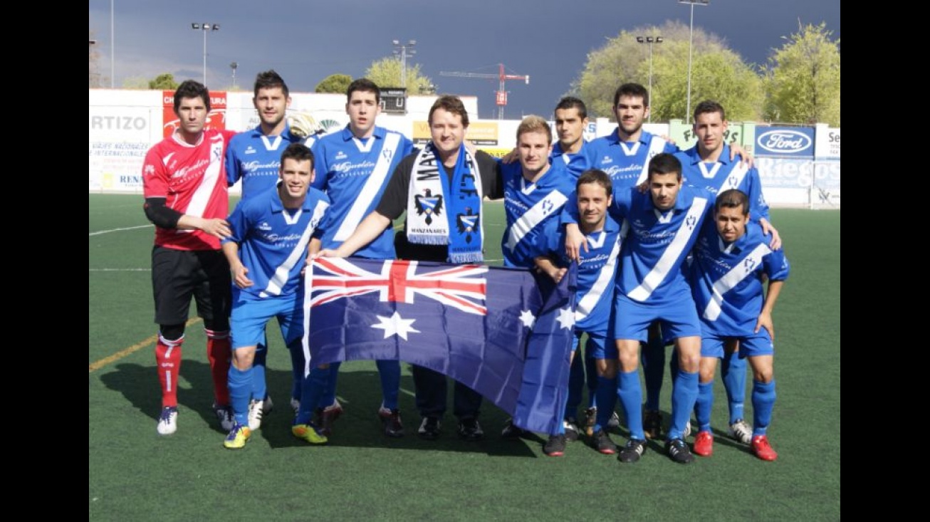 Nick Puñal con el CF Manzanares