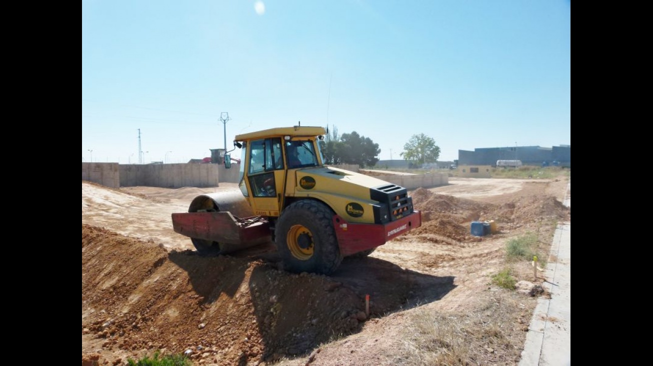 Obras de construcción del nuevo Punto Limpio