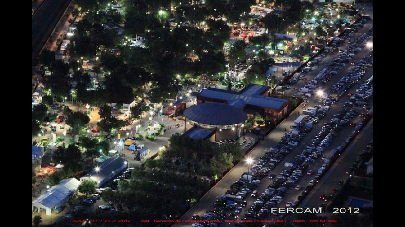 Vista aérea nocturna de FERCAM 2012