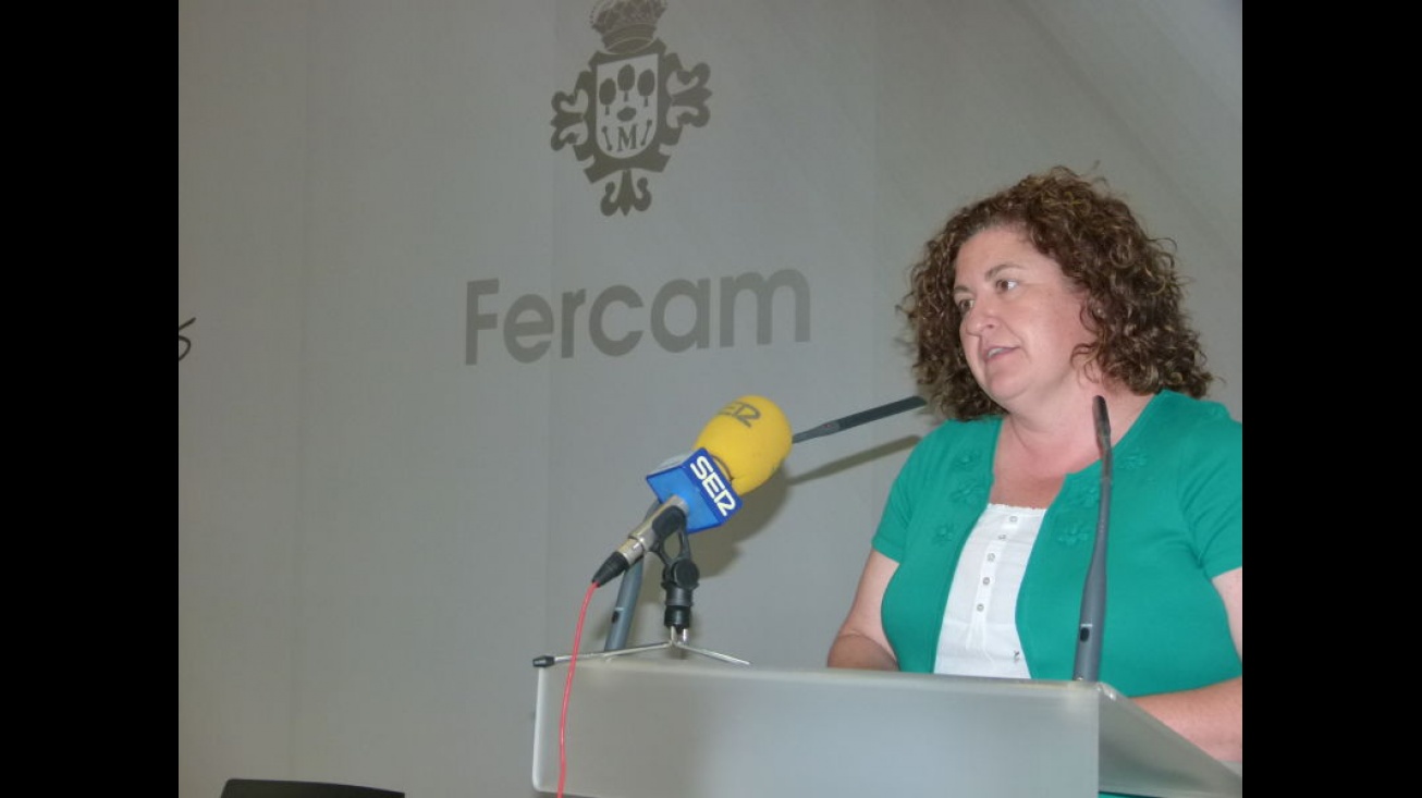 María José Aranda, durante la presentación de FERCAM 2013