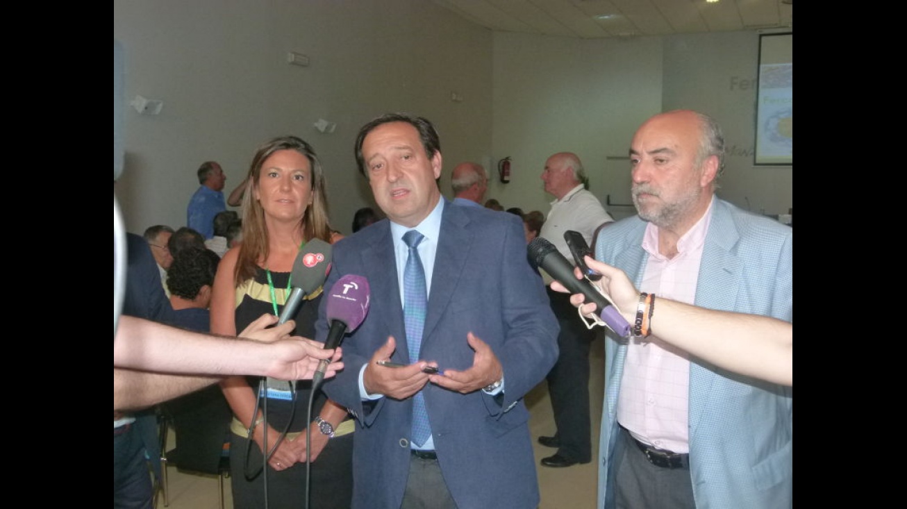 Pedro Barato, durante su comparecencia ante los medios de comunicación