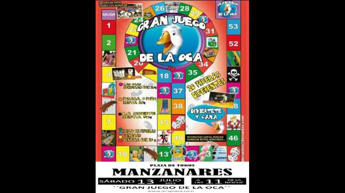 Cartel de "El Gran Juego de la Oca"