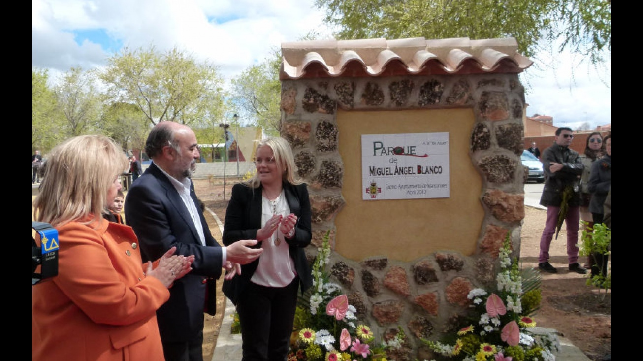 Inauguración del Parque Miguel Ángel Blanco en 2012