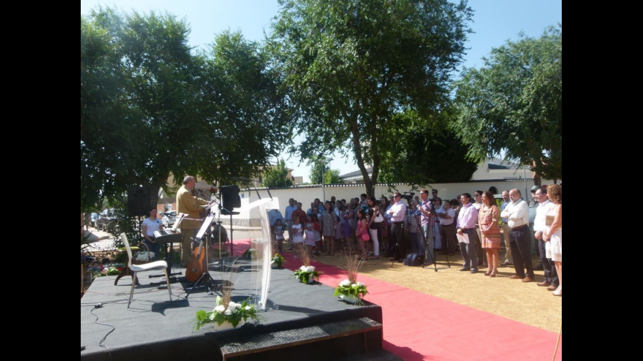 Homenaje a Miguel Ángel Blanco en el parque que lleva su nombre