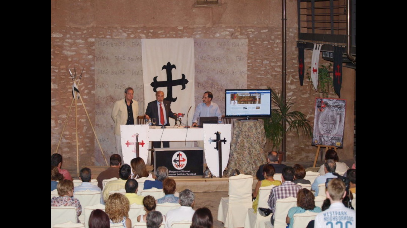 Intervención del alcalde en la presentación de las II Jornadas Medievales. Foto: J.Maestro