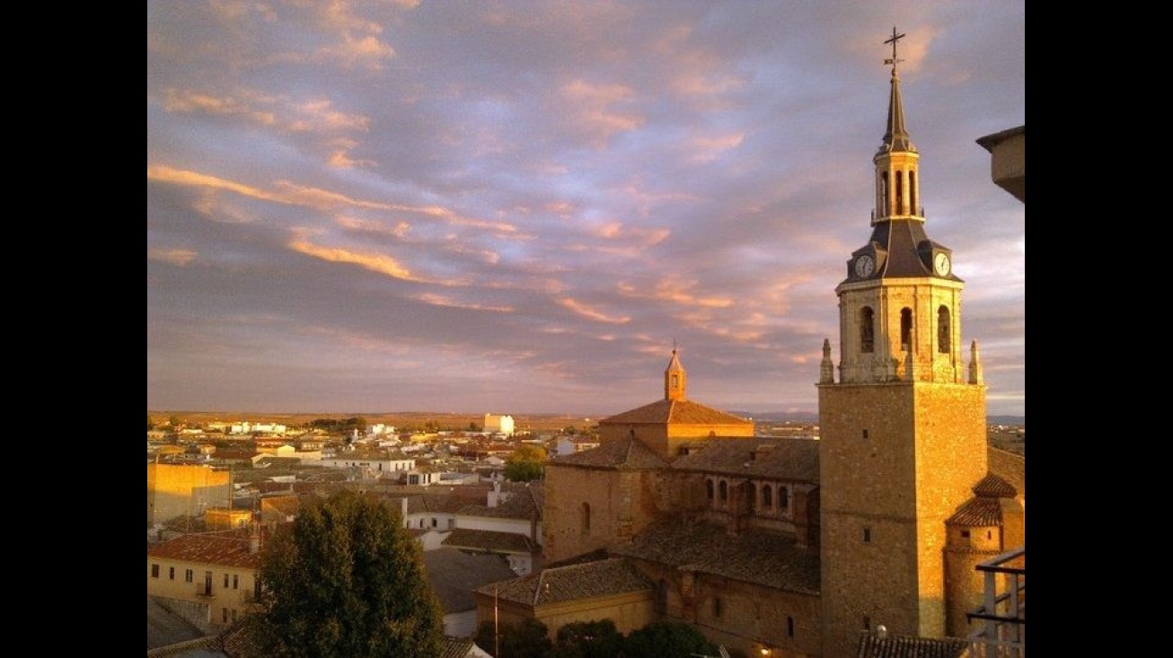 Fotografía aérea de la Plaza de la Constitución