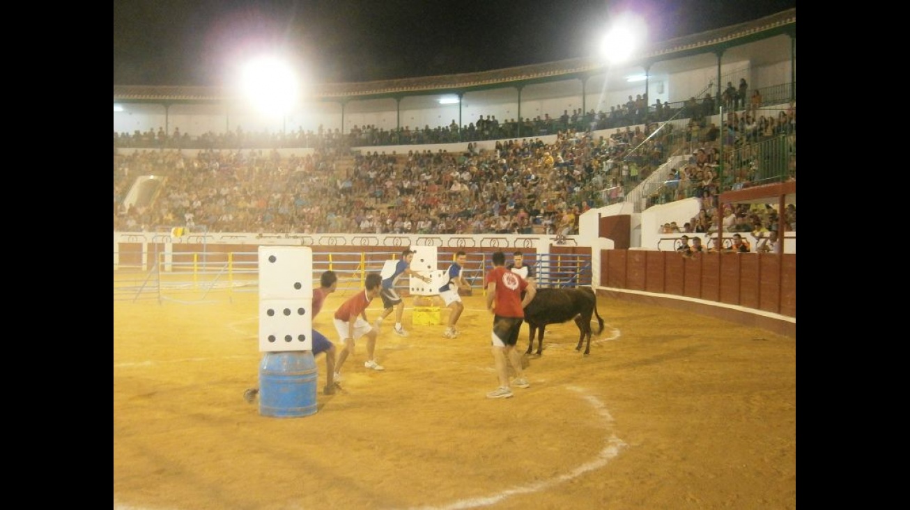 Prueba con vaquilla en la edición de 2012