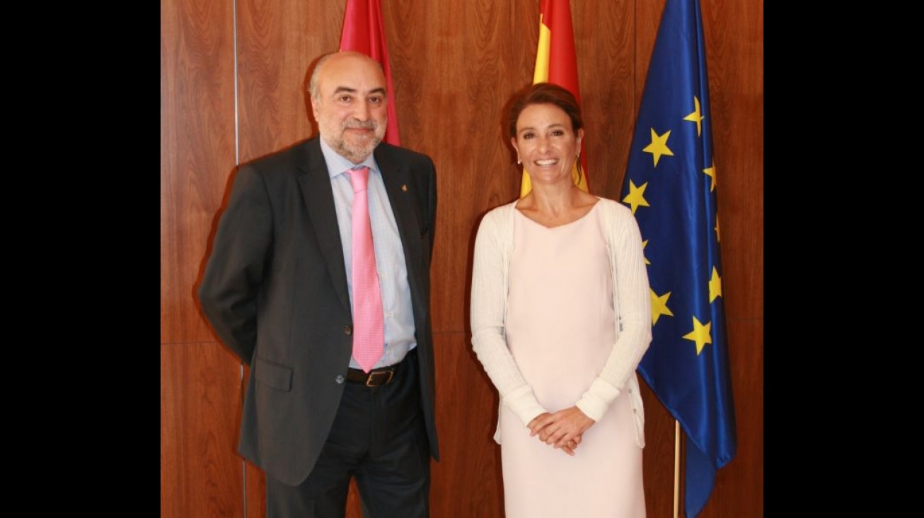 López de la Manzanara y García de la Calzada, durante su reunión en Toledo