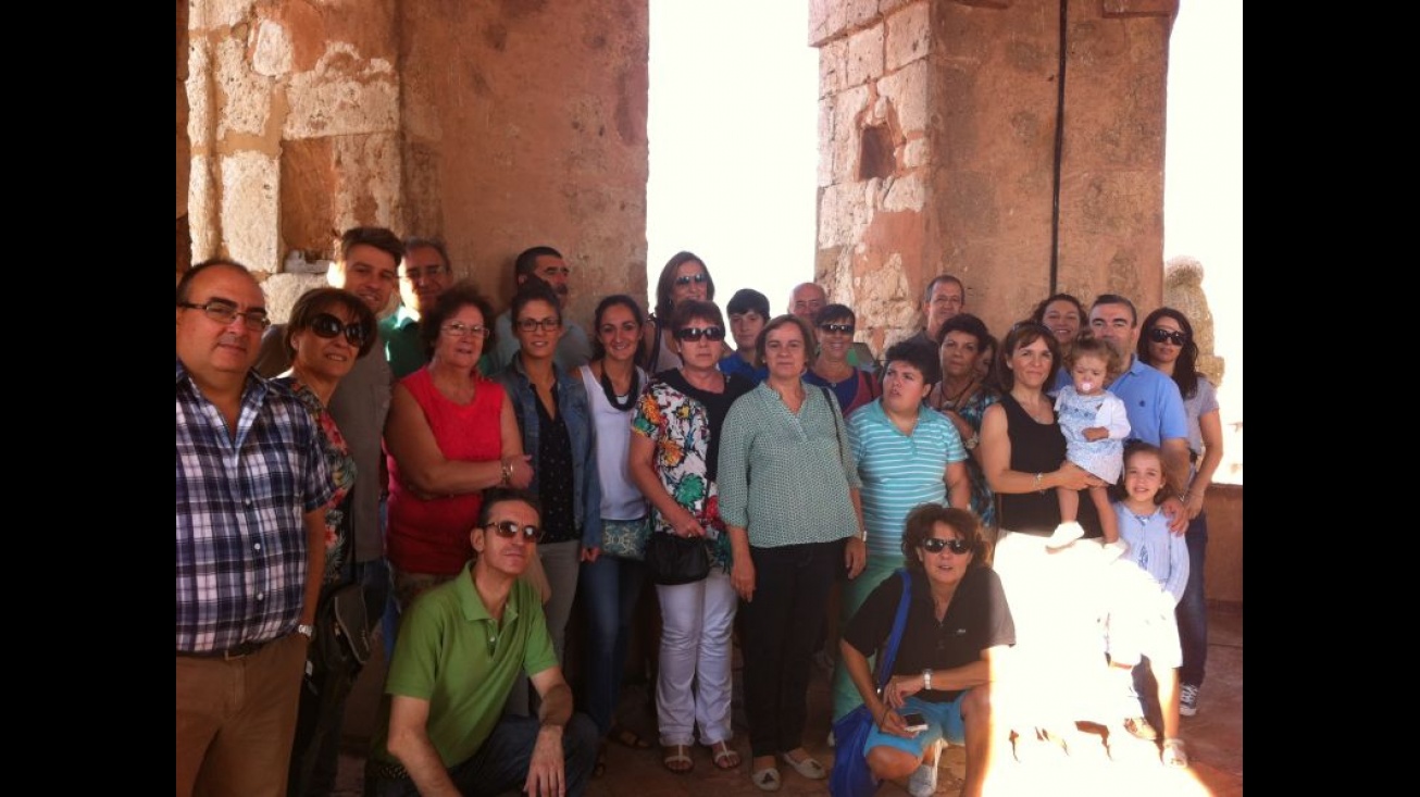 Participantes de la visita del día 15, en la torre de la Asunción