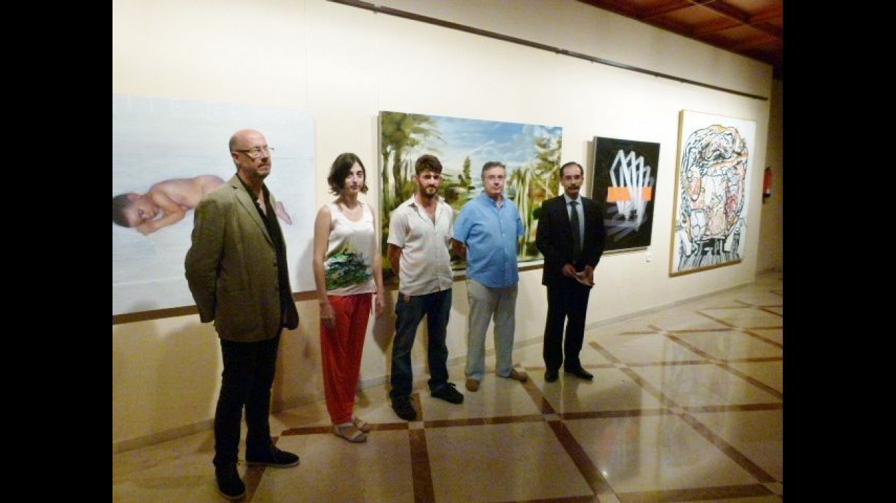 Morales Elipe, Valls, Redondo y Pérez Villegas, junto al concejal de Cultura, Manuel Martín-Gaitero