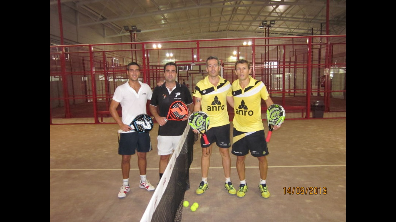 Finalistas absolutos del I Open de Pádel "Ciudad de ManzanaresW