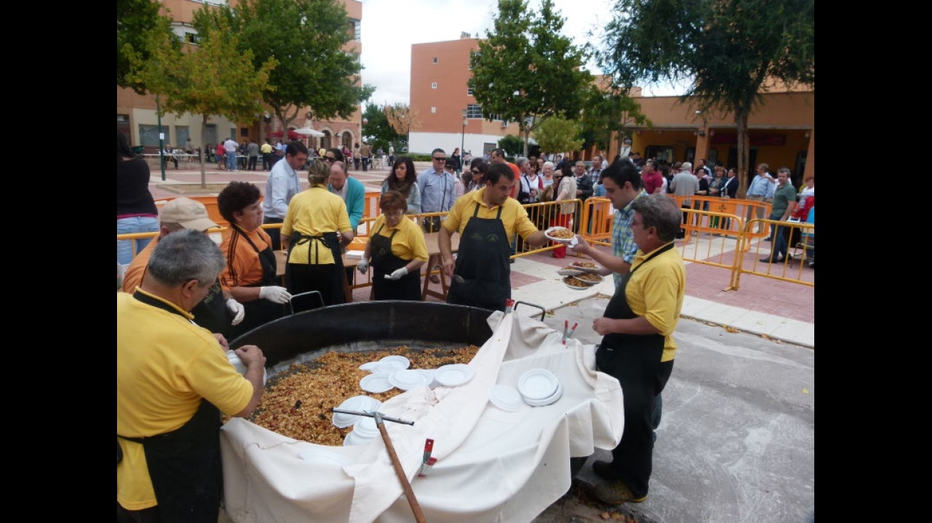 Las migas fueron las protagonistas de la fiesta