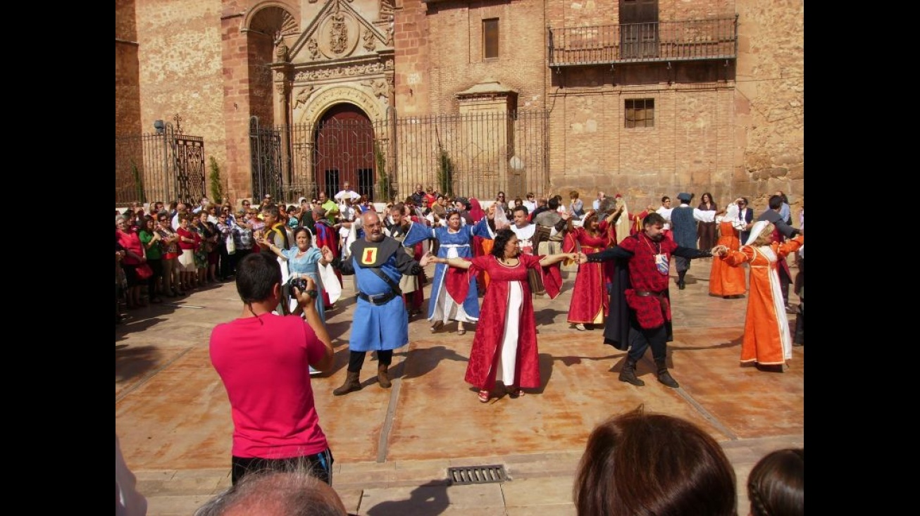 Actuación de los grupos de bailes de salón en las Jornadas 2012