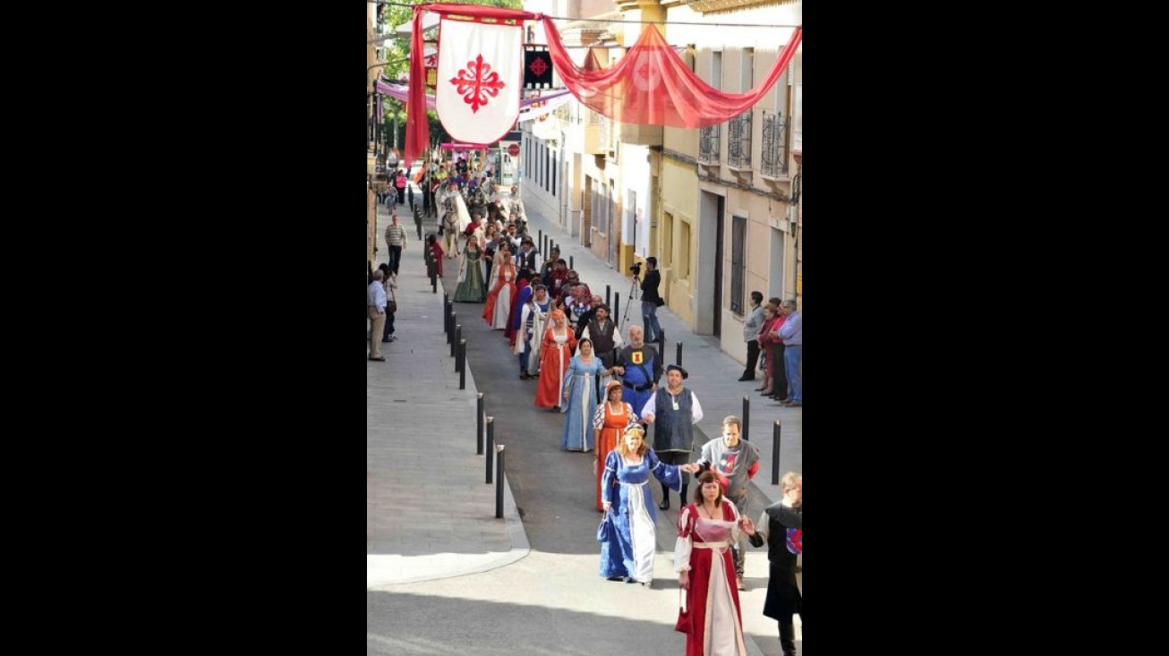 Las calles de Manzanares acogerán desfiles medievales. Foto: Roque Jesús Cuesta