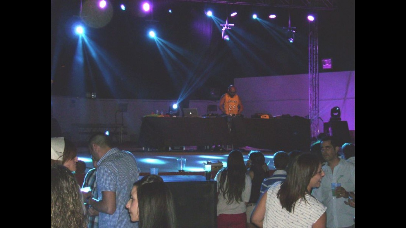 Kiko Rivera durante su participación en el Festival "Electrolatino" de la feria de Manzanares