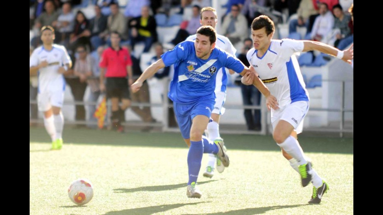 Martín fue el mejor del Manzanares CF ante el Mora. Foto: Roque J. Cuesta