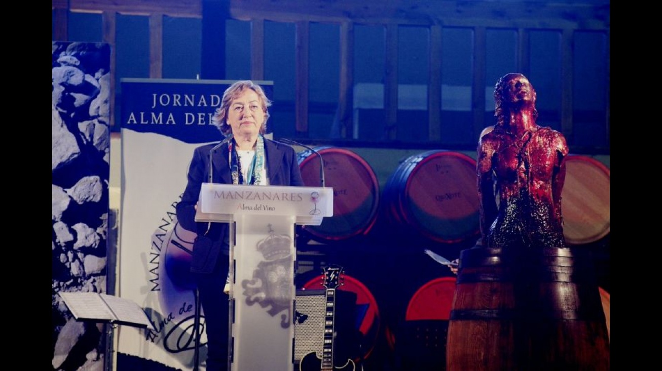 La Consejera de Agricultura, durante la clausura de las jornadas