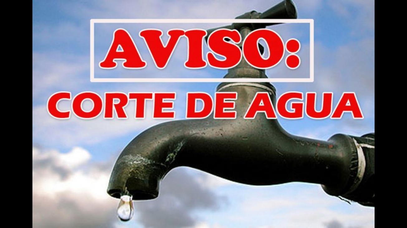 Aviso de corte de agua